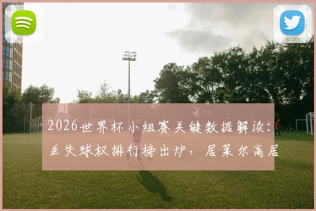 2026世界杯小组赛关键数据解读：丢失球权排行榜出炉，居莱尔高居第4，德布劳内位列前十引热议